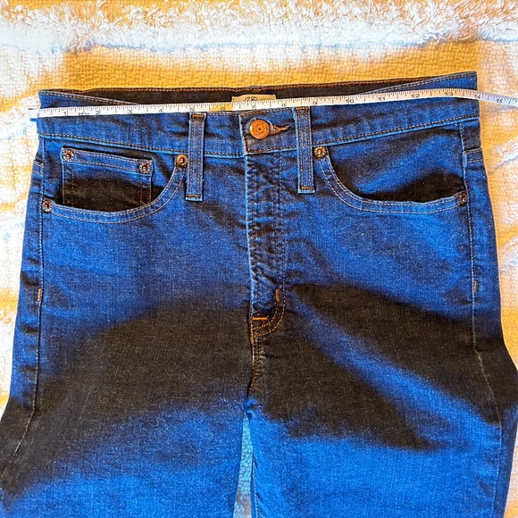 J. Crew Dark Wash High Rise Toothpick Jean - Picture 2 of 5